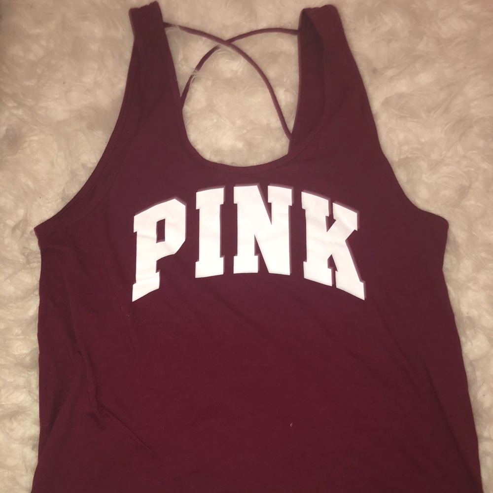 Victoria’s Secret PINK cross back tank top!